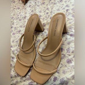 Nude Heel Sandal